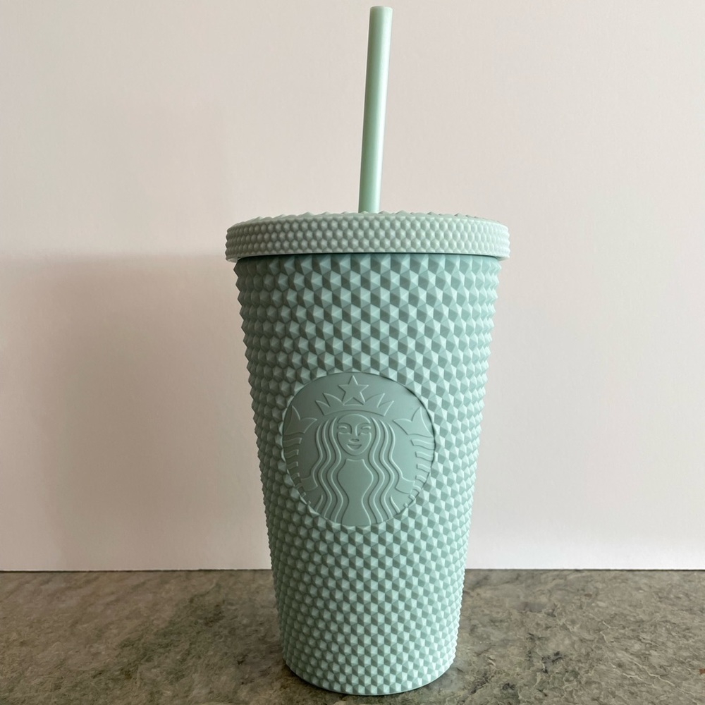 Starbucks Limited Holiday 16oz Matte Mint Stud Cup 💚